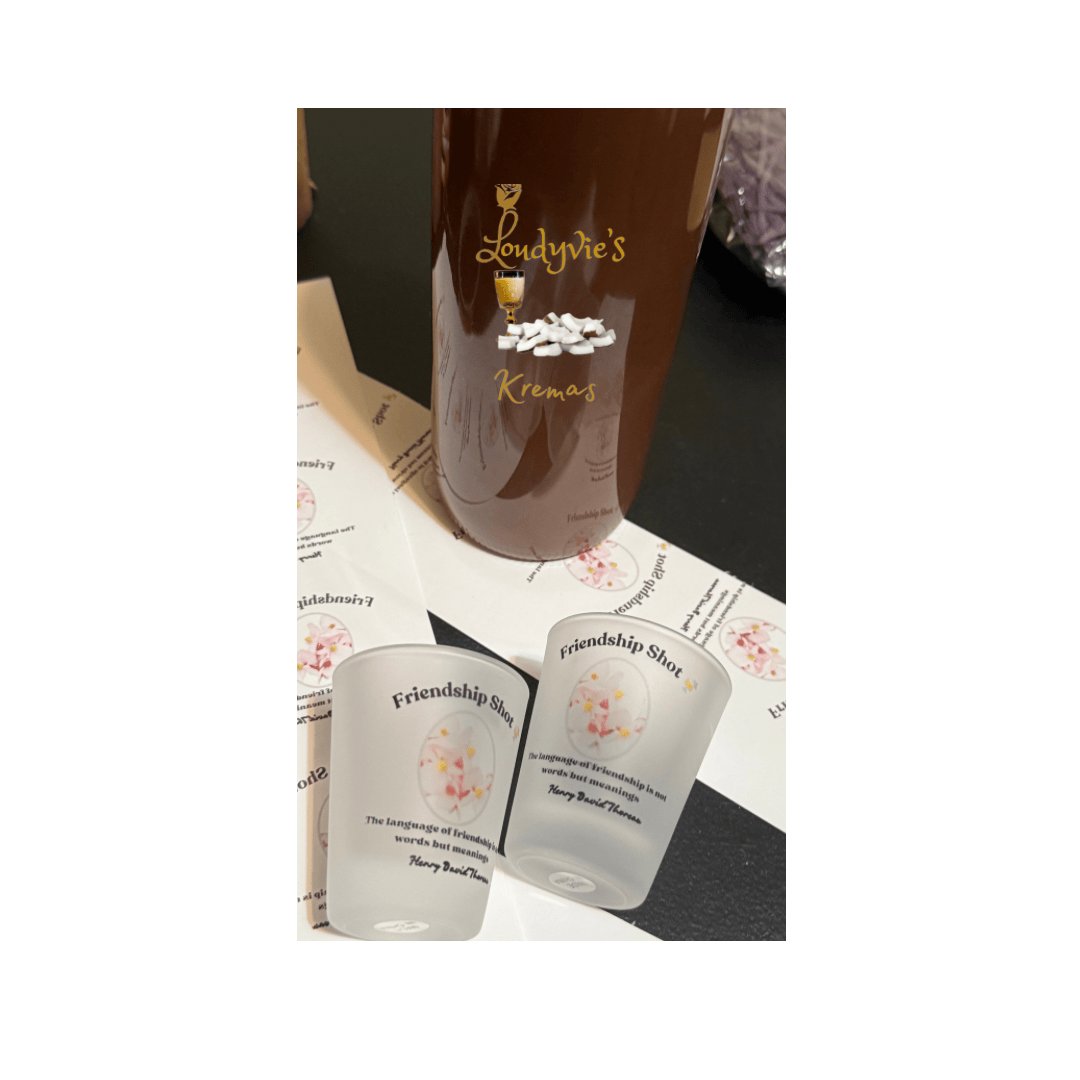 Caribbean Cheers Box – Kremas + Shot Glass Set (Holiday Edition)