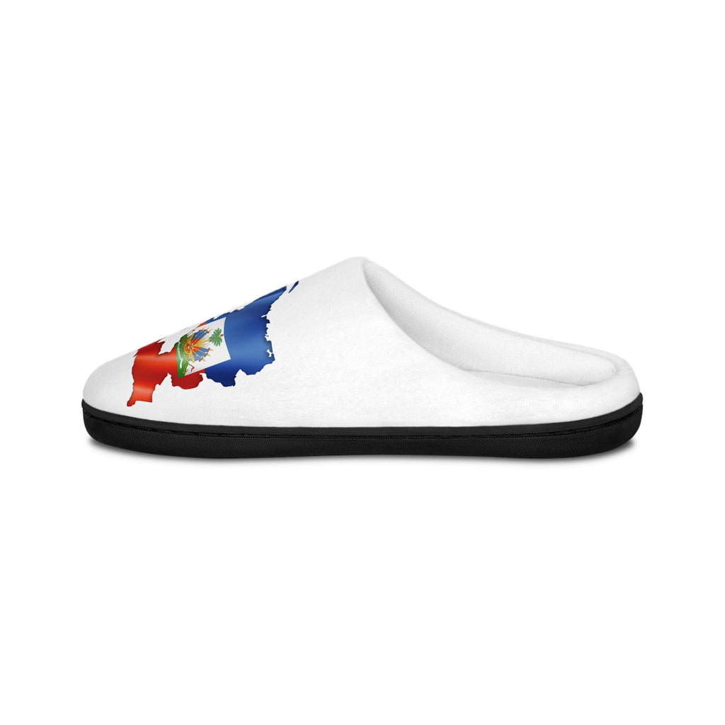 Cozy Men's Indoor Slippers with Haitian Flag Design – Perfect for Relaxation