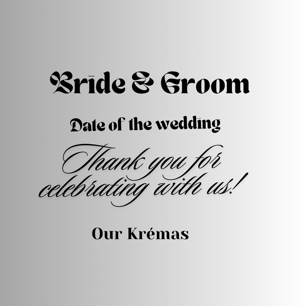 Wedding Shot Glasses – Personalized Keepsake & Guest Favor Collection