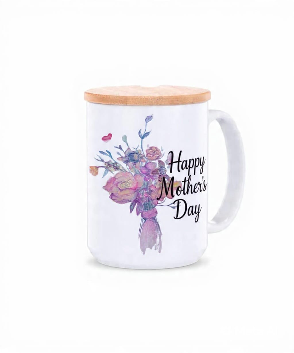 Mother’s Day Floral Mug – Personalized Gift | Featuring Star’s Original Artwork